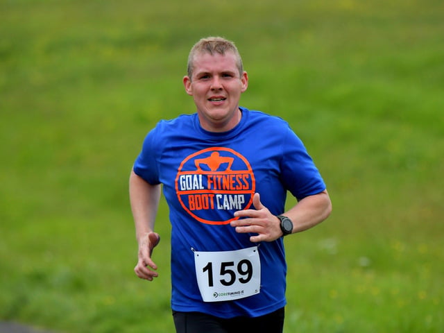 Kealan O’Kane took part in the Liam Ball Triathlon on Sunday morning.