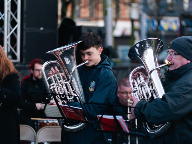 Strabane was packed with festive cheer on Saturday as crowds of visitors wrapped up warm and filled the town centre for the annual Christmas Lights Switch-On.