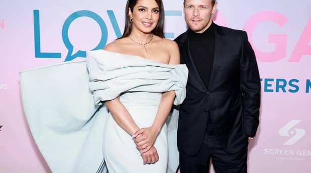 Priyanka Chopra Jonas and Sam Heughan star in Love Again at the Arc Cinema. Photo: Getty Images