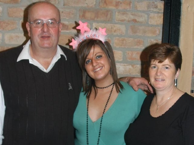 Parties and celebrations in March 2005: Andrea Fallon.