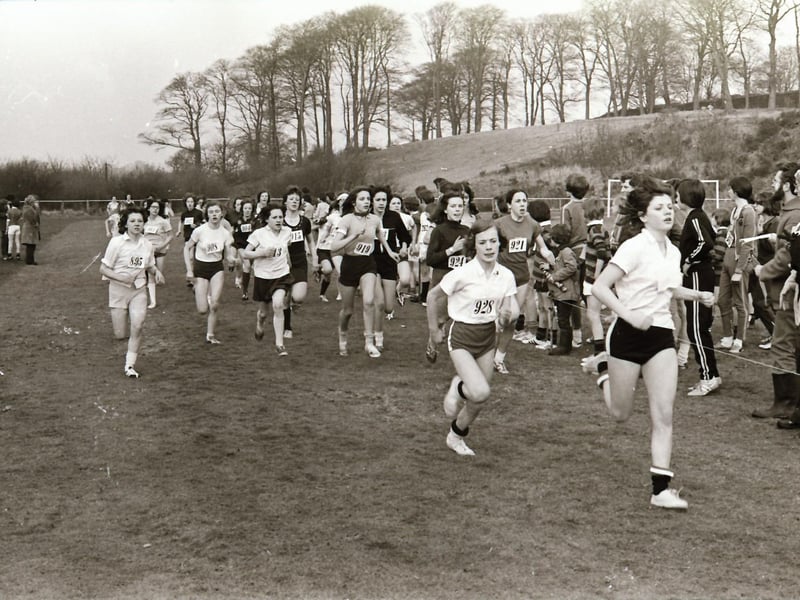 Young participants in the District Schools Championships at St Columb's Park in Derry.