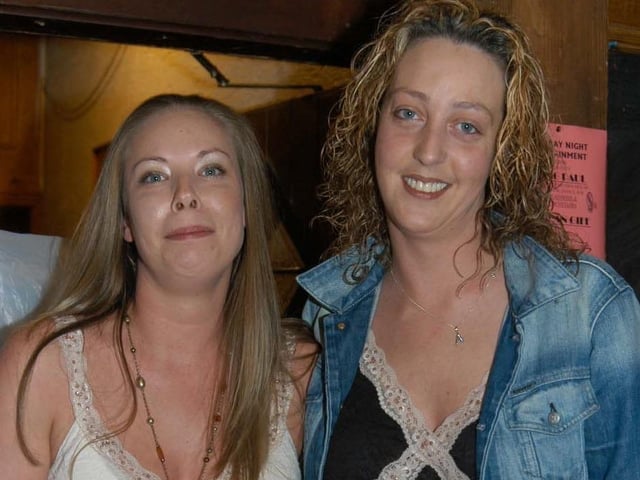 Ashlene Richmond out on a girls night.