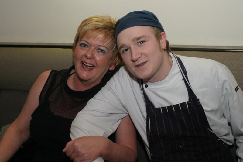 Party celebrations back in 2004: Cathy Doherty.