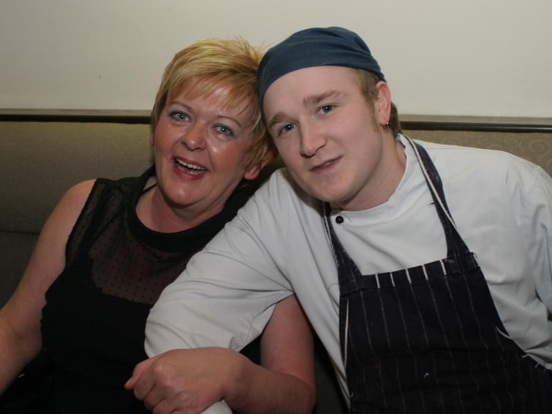 Party celebrations back in 2004: Cathy Doherty.