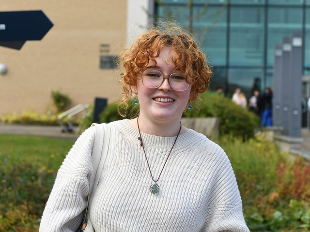 Daire Gallagher has moved from Belfast to Derry to study Speech and Language Therapy. The first year student moved to Derry two weeks ago and this is their first time here, "I got to go up and see the Walls, I think it was really cool, it was really interesting to learn about the history," said Daire.