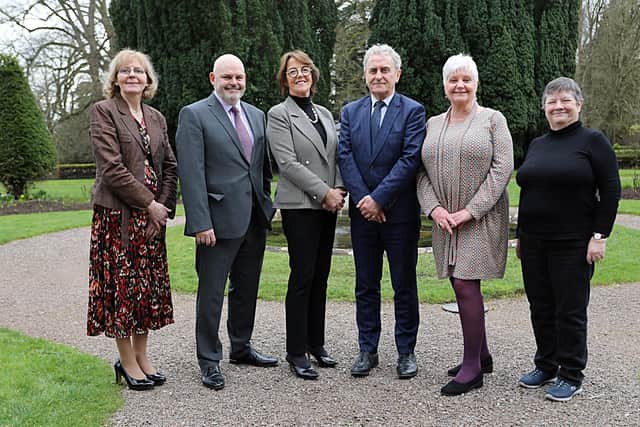 International Fund for Ireland Board members pictured at their recent Board meeting in Monaghan