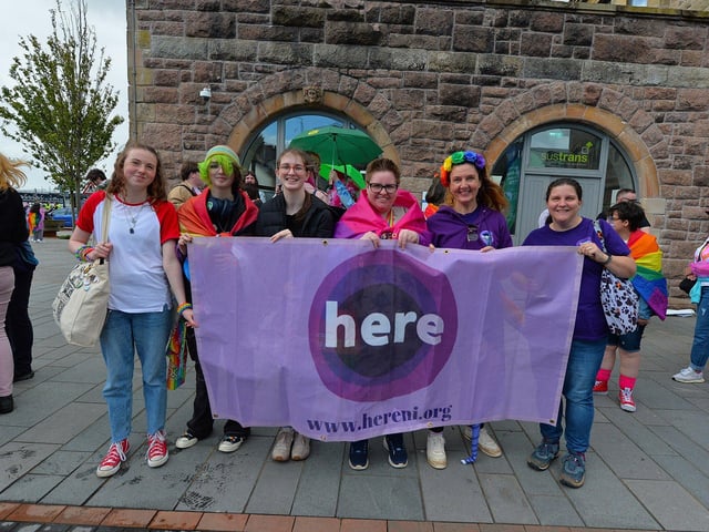 Revellers at the 2024 Foyle Pride Parade. Photo: George Sweeney