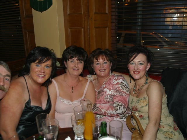 Out to the pub for your birthday with friends and family.
