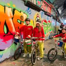 Niall Kelly, Caitlin Wright & Tommy Wright at Santa Cruise 9 in 2023