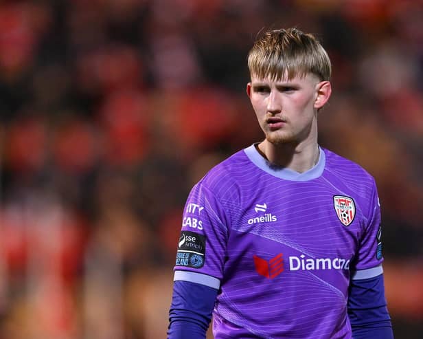 Derry City goalkeeper Eddie Beach hopes to fulfil his potential during his loan spell on Foyleside. Photo by Stephen McCarthy/Sportsfile