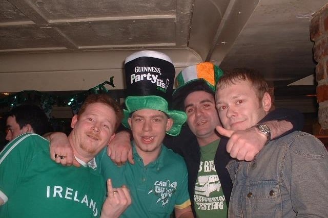 Pictured are people enjoying the St Patrick's Day celebrations in Derry 20 years ago on March 17, 2005.