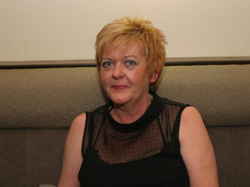 Party celebrations back in 2004: Cathy Doherty.