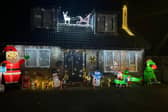The house in Derry is bringing some early Christmas cheer.