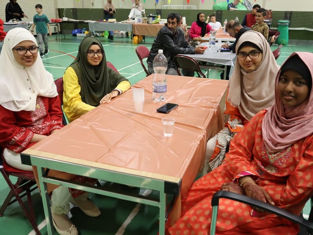 Ladies enjoying the Eid al-Adha celebrations.