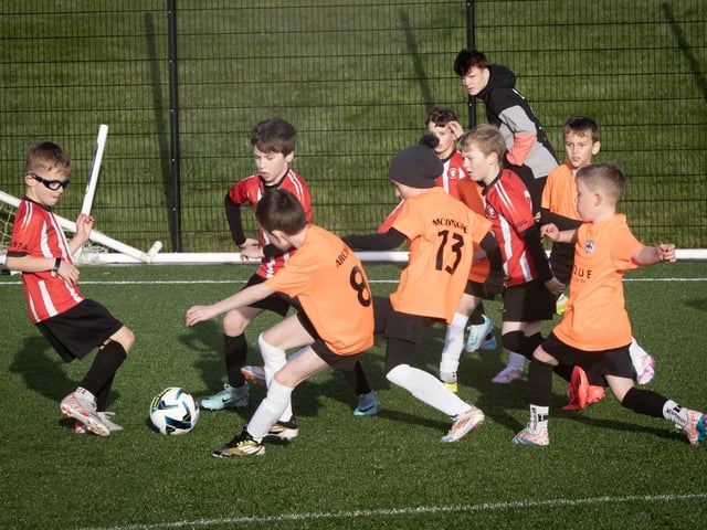 Action from Saturday's 2015s Sean O'Kane Memorial Cup at St. Joseph's Boys School.