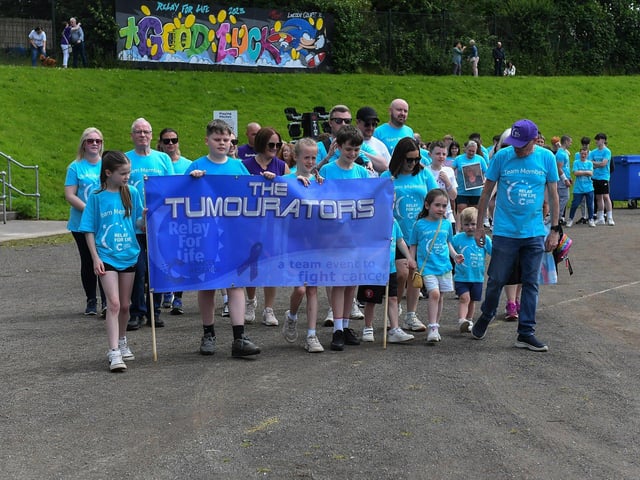 Forty teams, fundraising in the fight to beat cancer, participated in the 24 hour Legenderry Relay for Life at St Columba’s Park on Saturday. Photo: George Sweeney.