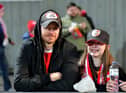 Derry City fans at the Brandywell Stadium, on Friday evening, for Derry City’s game against Cork City. Photo: George Sweeney. DER2308GS – 137
