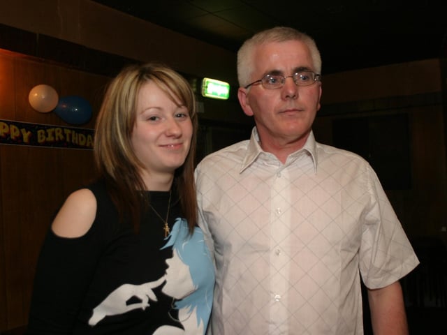 Party celebrations back in 2004: Brian McCloskey