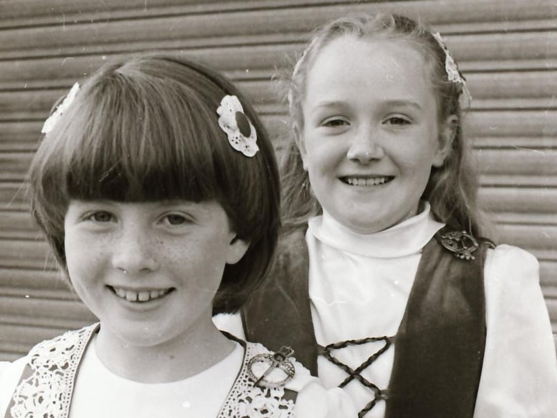 Winners and participants at Feis Dhoire Cholmcille back in 1984.