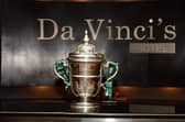 The FAI Cup which visited Da Vinci's Hotel ahead of the 2024 decider where Derry City lost to Drogheda United.