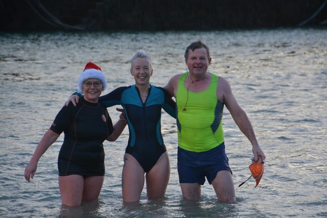 Malin Head Community Christmas Day Swim at Portmor Beach.