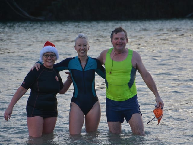 Malin Head Community Christmas Day Swim at Portmor Beach.
