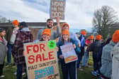 Junior doctors striking for increased pay at Altnagelvin.