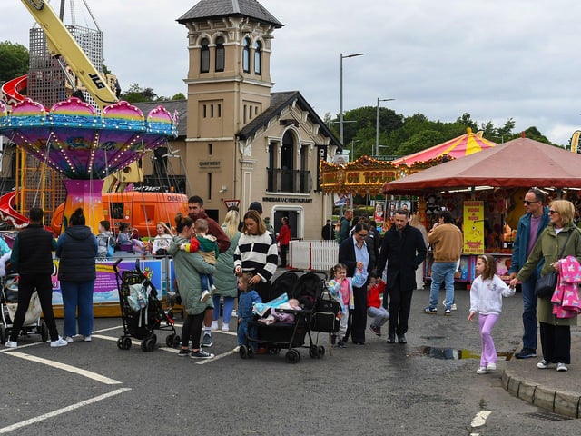 Large crowds visit the Foyle Maritime Festival. Photo: George Sweeney