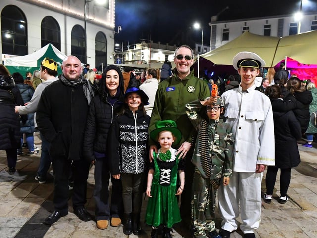 Revellers in costume at the 2024 Halloween festivities. Photo: George Sweeney