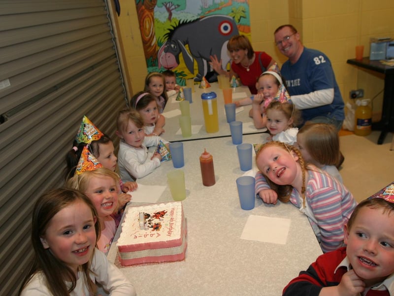 Parties and celebrations back in 2004: Abbie Hillen.