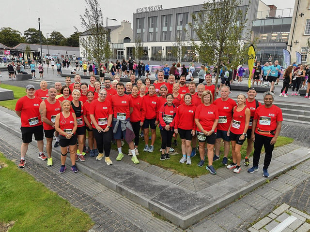 Competitors from The Star Running Club who took part in 2025 Waterside Half Marathon. Photo: George Sweeney