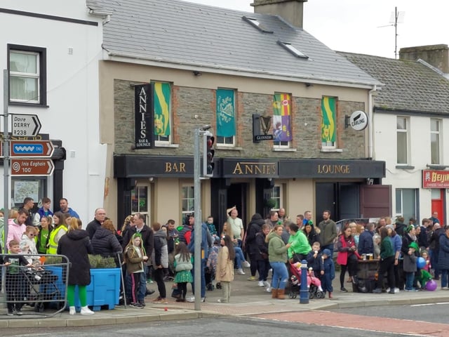Moville on St Patrick's Day 2023.