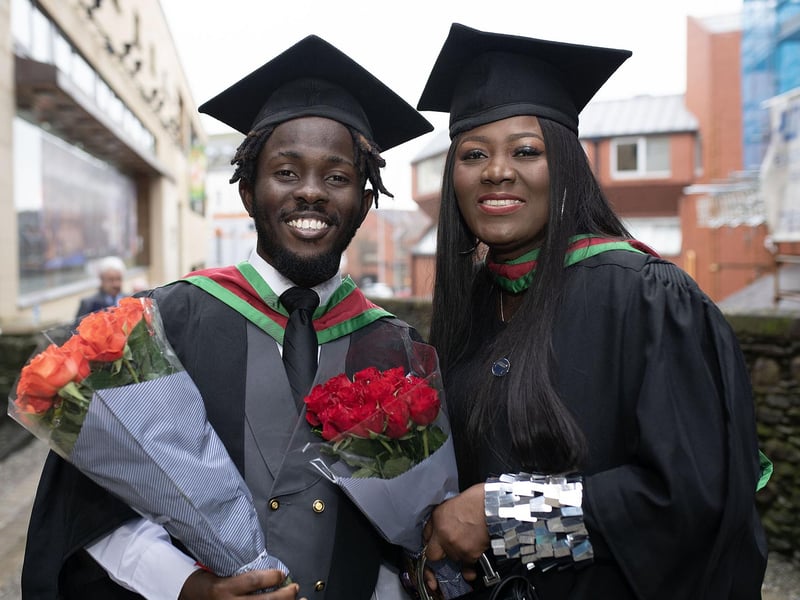 Winter graduations in Derry.