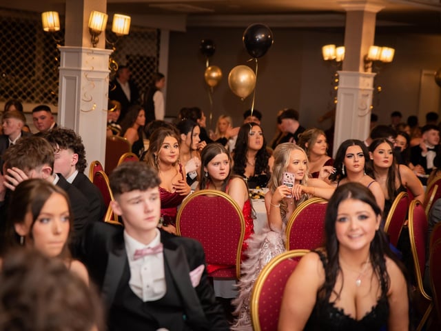 Prom at Holy Cross College, Strabane. Photos by Stevie Toye - Logopix'.