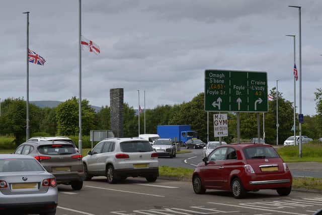 Caw roundabout. DER2717GS006 (File picture)