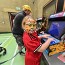 There were lots of fun and games, for all ages, at the Gasyard  Feile’s Big Bog BBQ held at Pilot’s Row Centre on Saturday afternoon.  Photo: George Sweeney