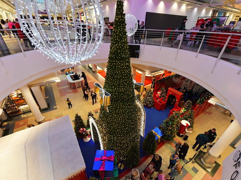 Christmas lights in Derry. Photo:George Sweeney