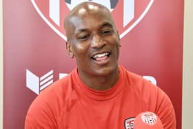 Andre Wisdom's influence has been hailed by Derry manager Ruaidhri Higgins. (Photo by Adam Morrison)
