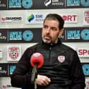 Derry City manager Tiernan Lynch has expressed his New Year's wish. Photograph by Kevin Morrison.