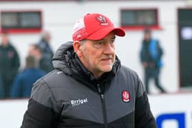 Mickey Harte was happy with how his team handled Mayo's late pressure in Castlebar on Sunday. Photo: George Sweeney