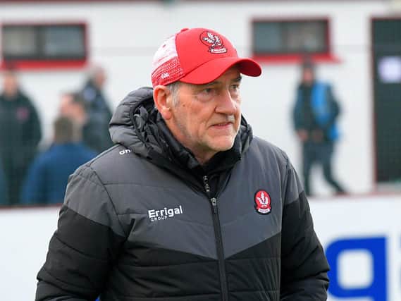 Mickey Harte was happy with how his team handled Mayo's late pressure in Castlebar on Sunday. Photo: George Sweeney