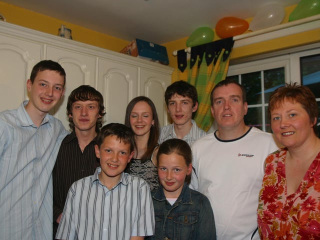 Parties and celebrations back in 2004: Gareth Devlin.