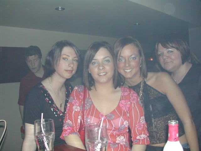 Counting down from 10 at a New Year's Eve party in Sugar nightclub, back in 2001.