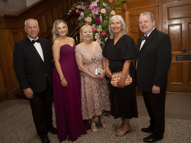 Councillor Sandra Duffy hosted the annual Mayor's Ball in the Guildhall on Friday in aid of the Mayor's chosen charity, First Housing Aid and Support Services.