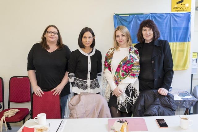 TEAM IDP – Tracey McRory, Sinead McDaid, Olha Kyslivk and Denise McCool. The event was supported by Donegal County Council, Healthy Ireland Fund and IDP.