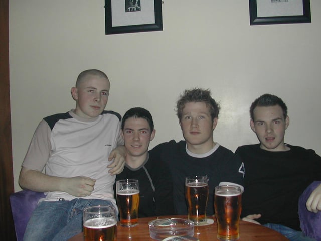 Counting down from 10 at a New Year's Eve party in Sugar nightclub, back in 2001.
