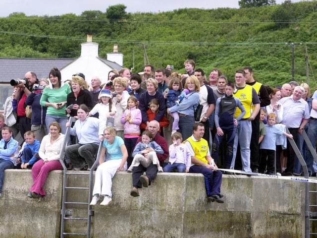 Watching the action unfold in July 2003.