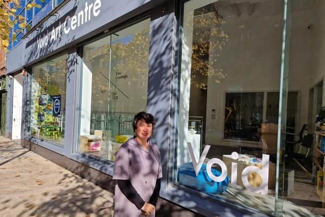 Viviana Checchia, Void director, pictured outside the gallery in the city centre.