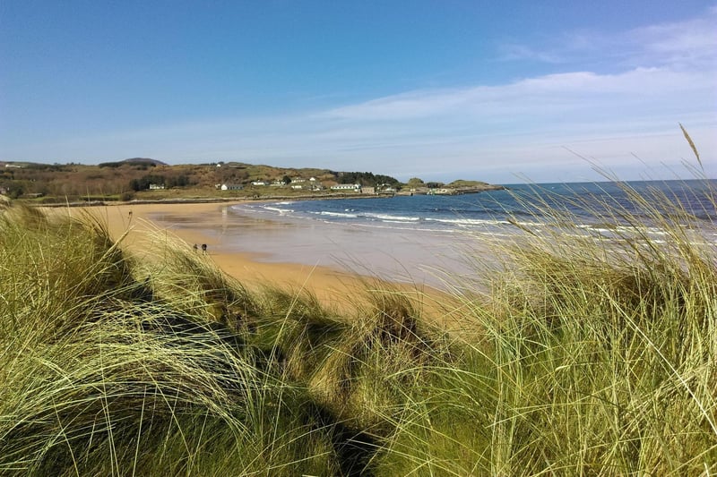 Culdaff beach, located at Caratra, a few hundred metres north of the village, is popular with surfers and swimmers. It is lifeguarded from July whenever personnel are available. The mouth of the Culdaff river is located at the strand's western end so it is best to avoid that area when swimming due to the channel.