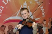 James McCourt U12 Fiddle winner at Fleadh Mhór Dhoíre. Photo: George Sweeney
